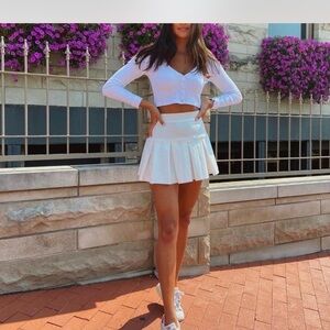 Lioness White Mini Skirt
